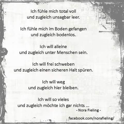 So fühle ich mich